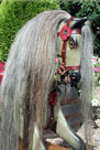 Traditional Wooden Rocking Horse antique FH Ayres head detail from The Ringinglow Rocking Horse Company
