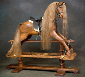 Traditional Wooden Rocking Horse from The Ringinglow Rocking Horse Company
