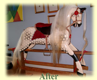 Collinsons Rocking Horse Restoration by Ringinglow Rocking Horse Company