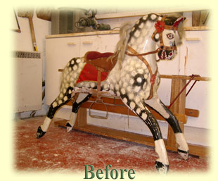 Collinsons Rocking Horse Restoration by Ringinglow Rocking Horse Company