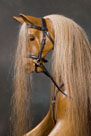 Traditional Wooden Rocking Horse head detail from The Ringinglow Rocking Horse Company