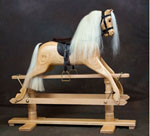 Traditional Wooden Rocking Horse from The Ringinglow Rocking Horse Company