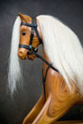 Traditional Wooden Rocking Horse  head detail from The Ringinglow Rocking Horse Company