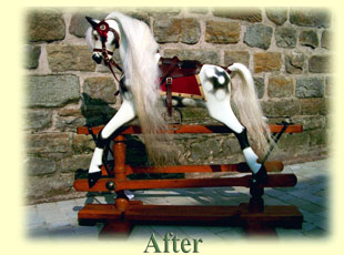 G&J Lines Rocking Horse After Restoration