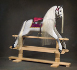 Traditional Wooden Rocking Horse from The Ringinglow Rocking Horse Company