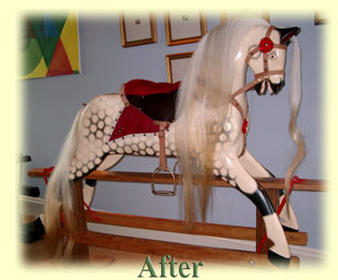 Collinsons Rocking Horse After Restoration